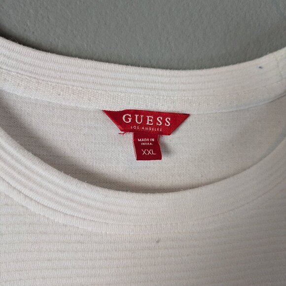 Guess Men's White T-Shirt XXL - Picture 5 of 9